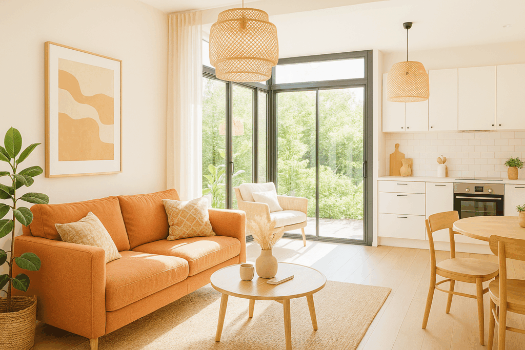 Spacieux et lumineux cet appartement sera idéal pour votre séjour.